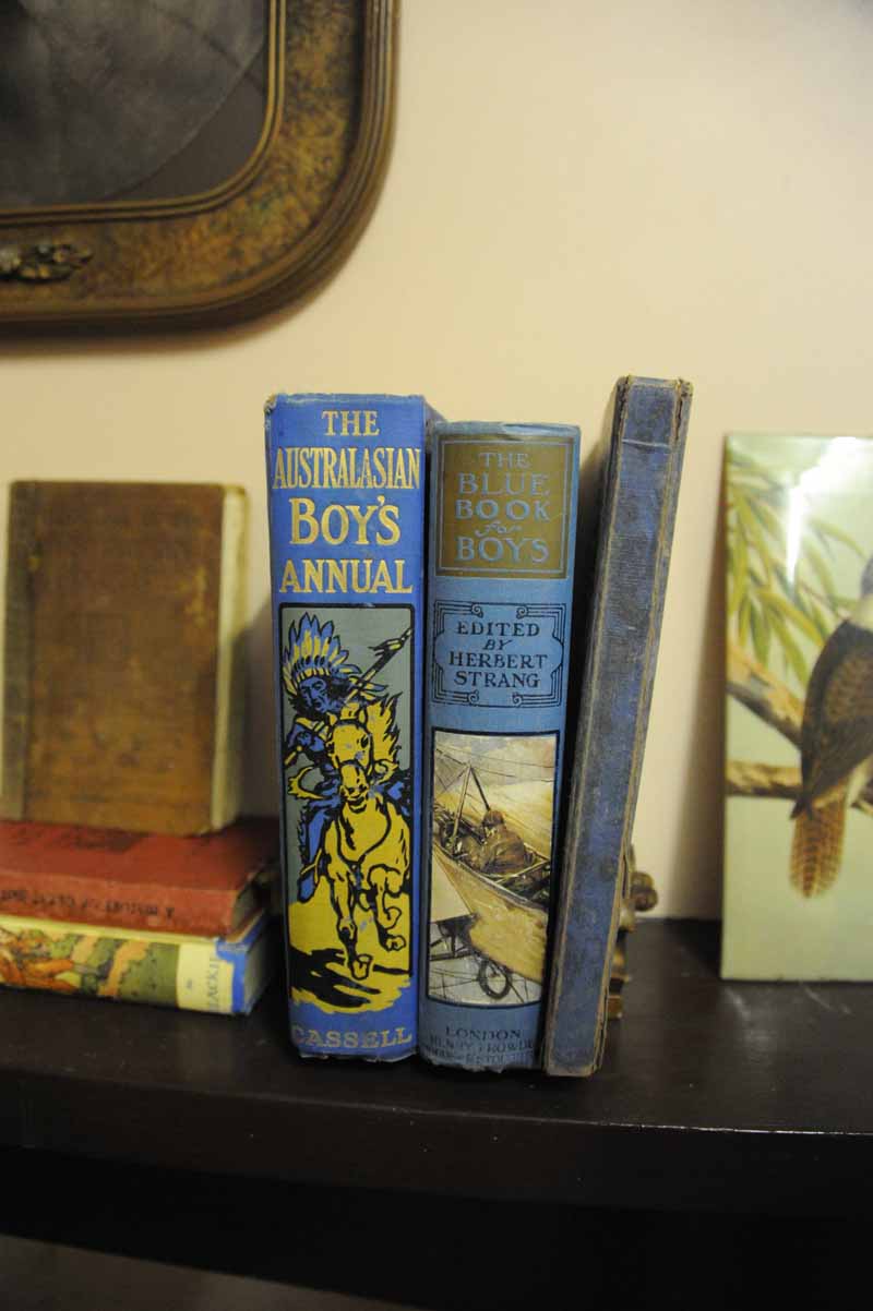 Books from the Children's room in our museum