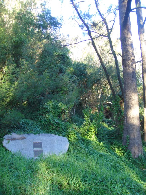 The memorial to charles Harpur, early Australian 'bush poet'. 