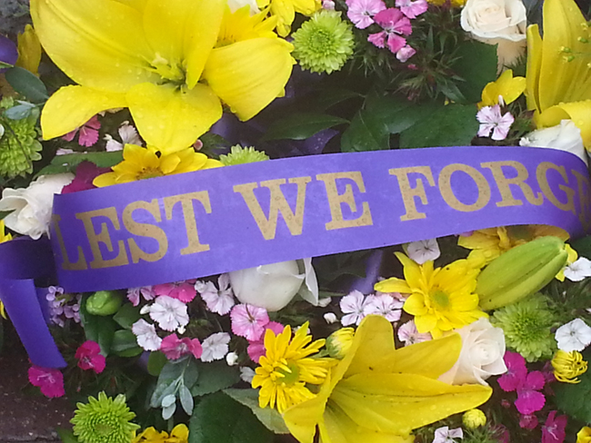 Lest We Forget – Remembrance Day