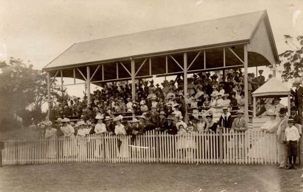 Moruya Racecourse Grandstand - early 1900s