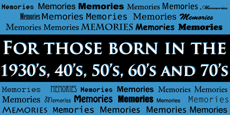 What childhood memory really resonates with you?