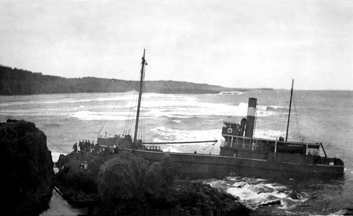 The ss Bodalla was wrecked off Narooma jut under 10 years later - on 27.01.1924