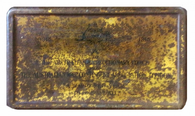 Australian War Contingent Association Gift Tin -1915