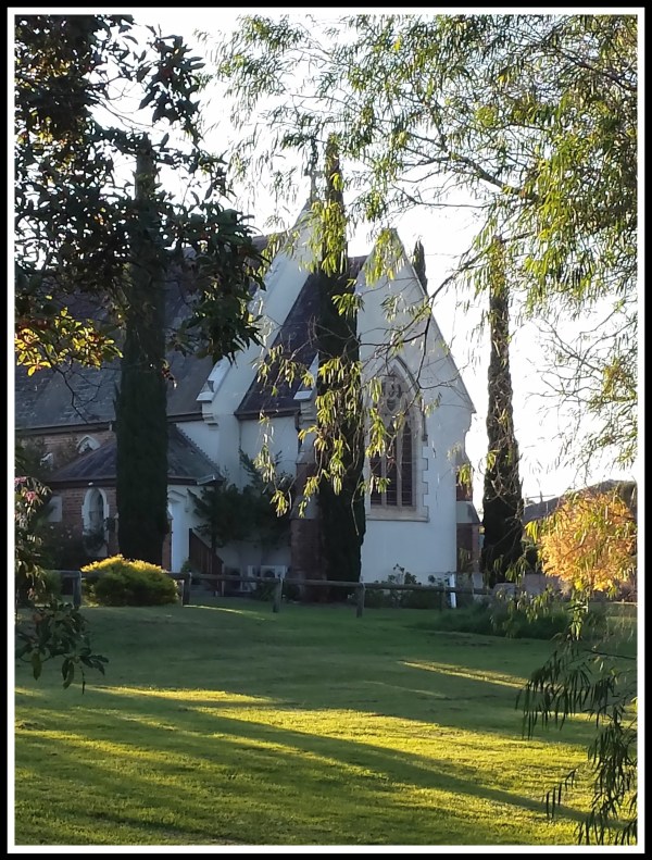 St John's Anglican Church, Moruya - where the prayers for peace were held.