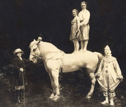 Elsie May St Leon in 1918. She was part of the family circus