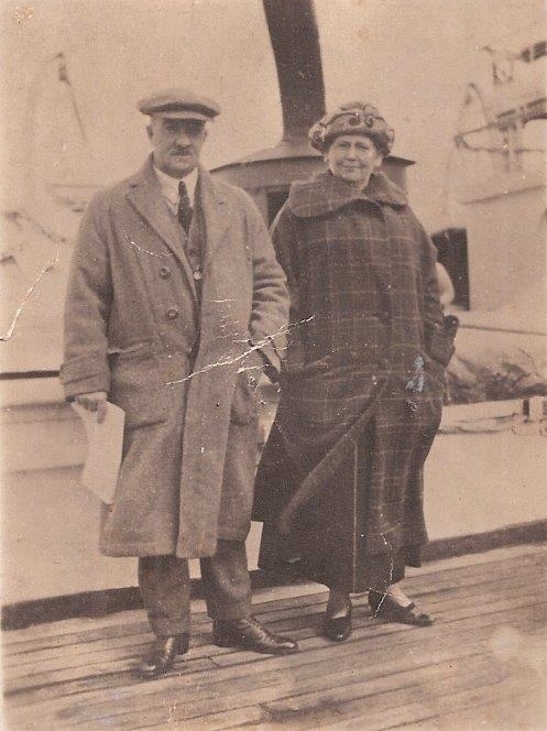 Mr George F and Coroline E James of 55 Campbell Street Moruya met Sir and Lady Taylor at Batemen's Bay