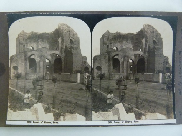 Stereogram of Roman ruins - MDHS Collection