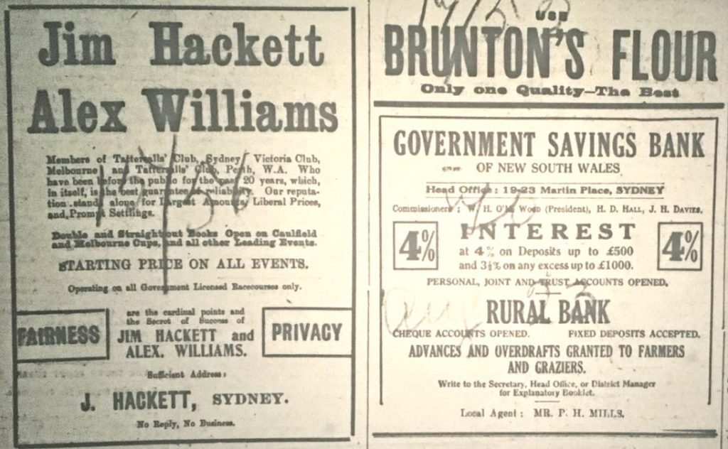 100 Years Ago – 21 October&nbsp;1922