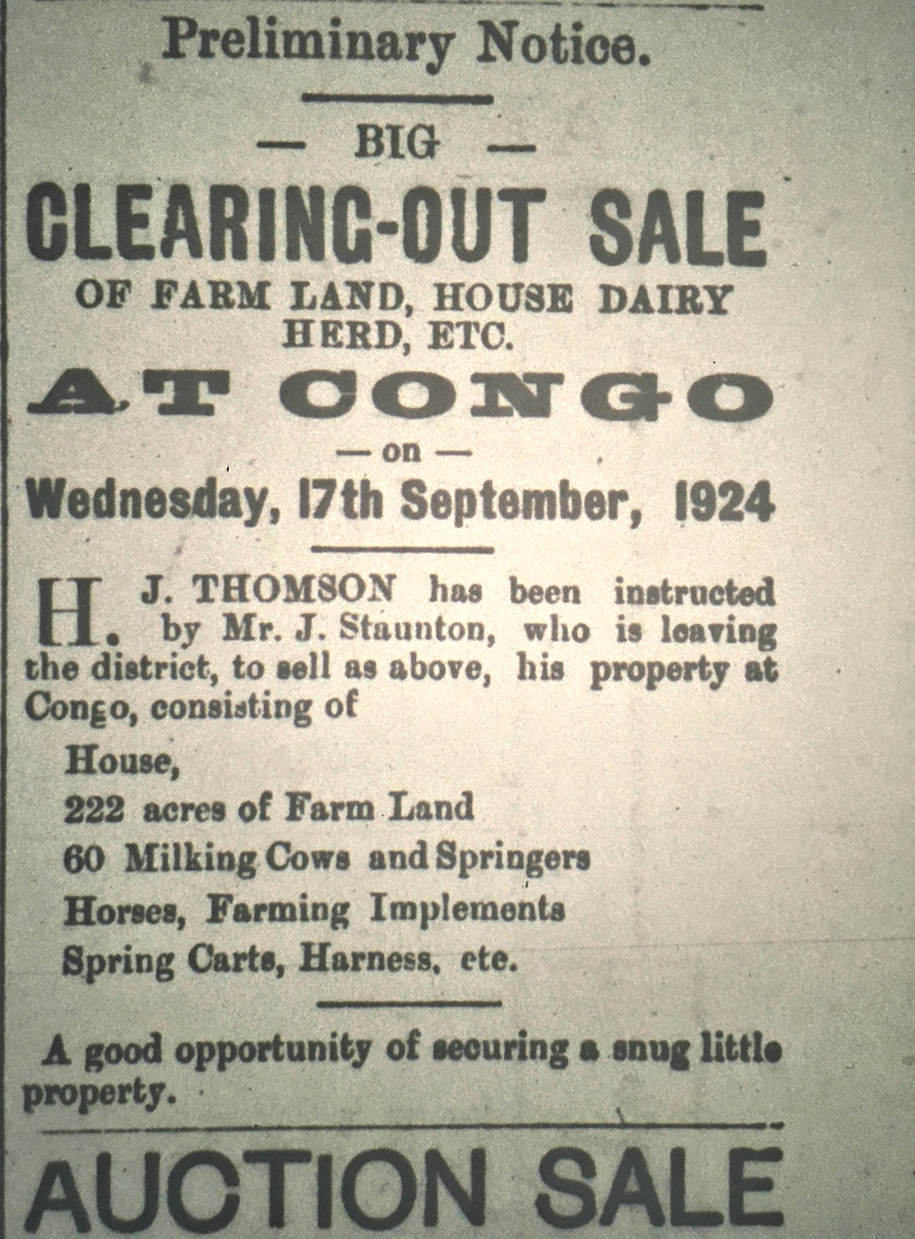 100 Years Ago – 23 August 1924