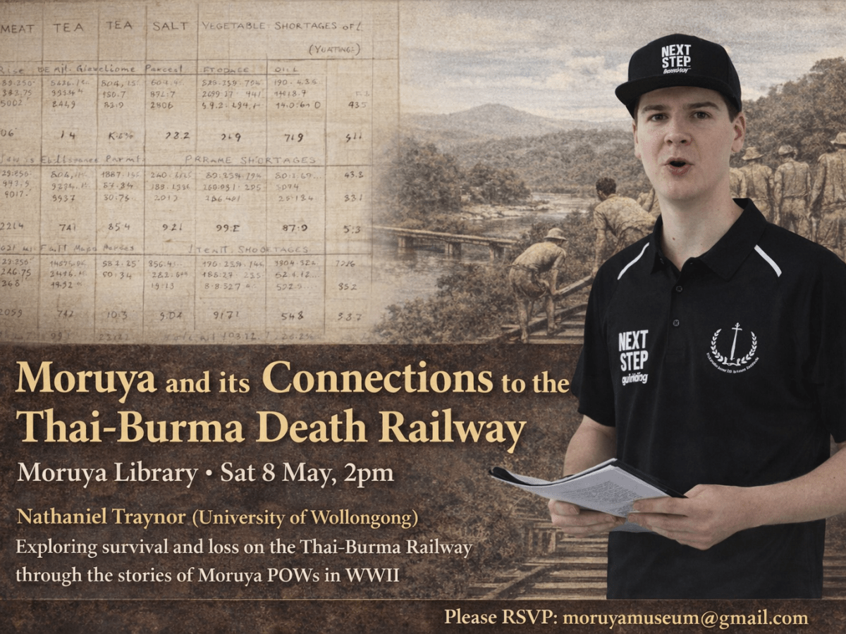 History Talk – Moruya and  the Thai–Burma&nbsp;Railway​